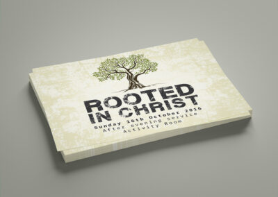 Rooted in Christ flyer